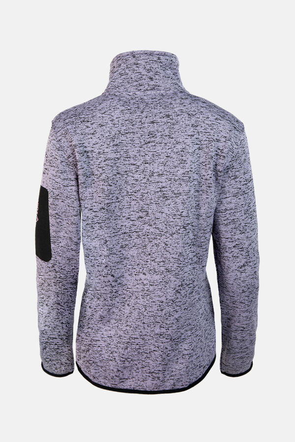 Springfield IZAS jersey-knit fleece jacket ljubičasta