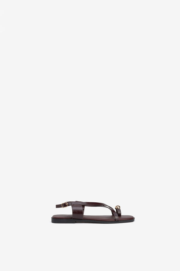 Tiffosi crisscross straps sandal red