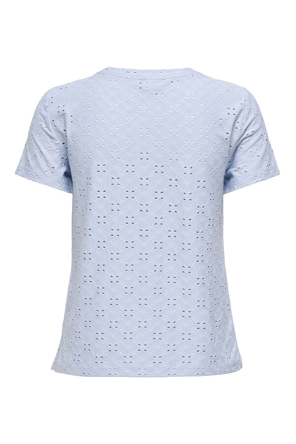 JDY Camiseta manga larga calada azul