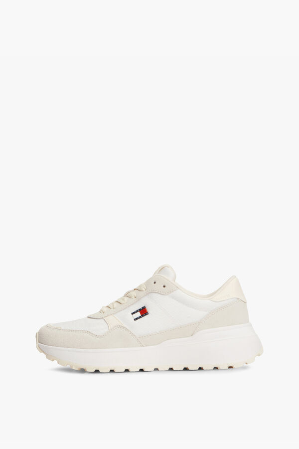 Tommy Jeans Sapatilha runner branco