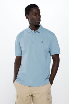 Springfield Basic-Poloshirt Piqué Regular Fit Blau