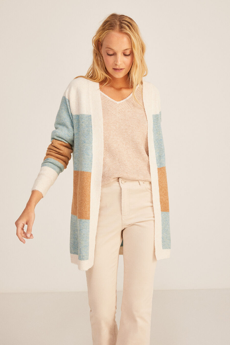 Cardigan long franges Springfield product