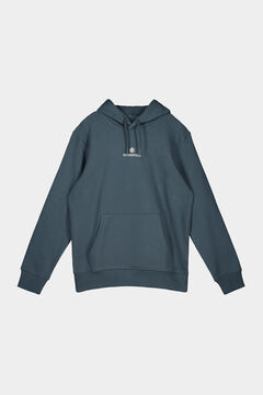 Springfield Plain logo hoodie acqua