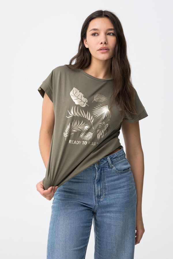 Tiffosi Short-sleeved T-shirt beige