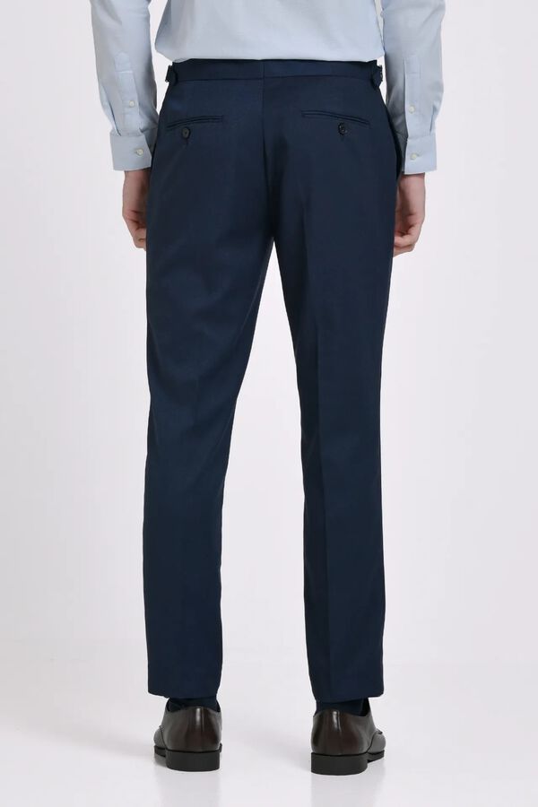 JVZ Suit trousers with loops blue