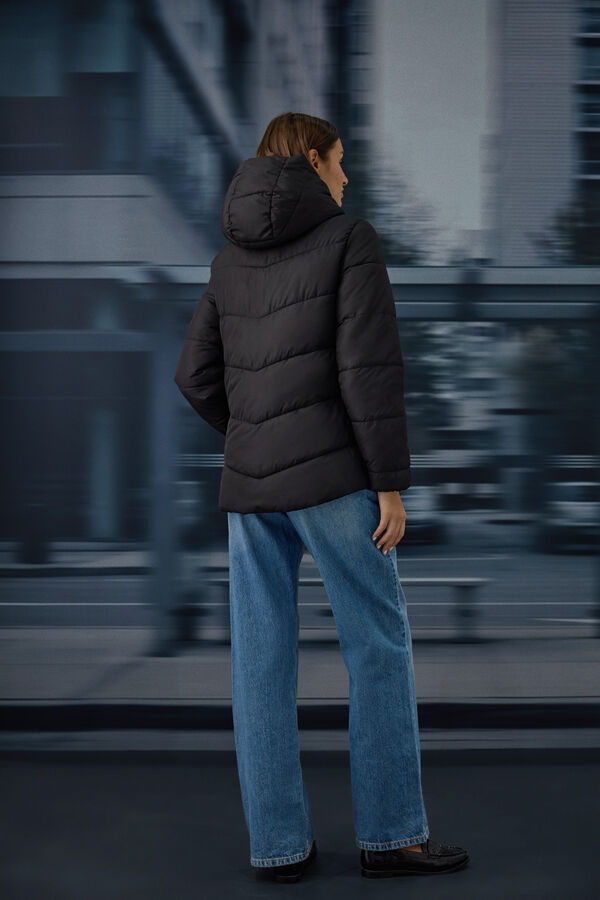Springfield Veste matelass&eacute;e r&eacute;sistante &agrave; l'eau noir