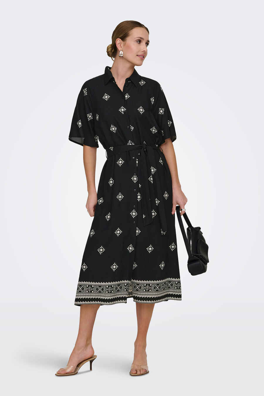 Vestido midi camisero