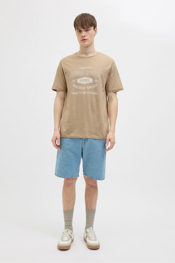 JJ REBEL Camiseta regular fit gris