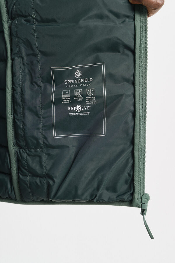 Springfield Parka técnica verde