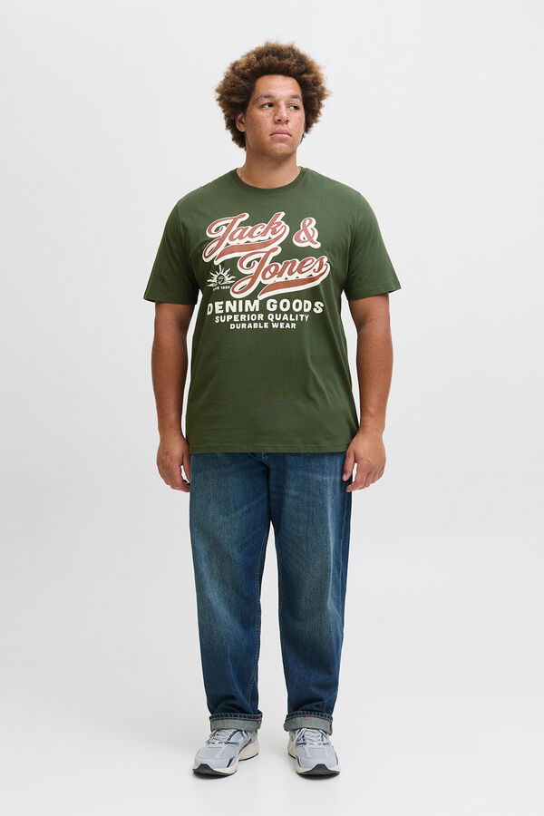 Jack & Jones PLUS Essential short-sleeved T-shirt green