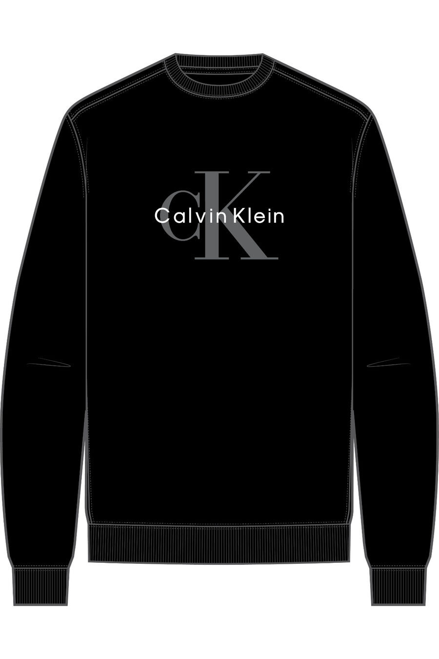 Sudadera de cuello redondo