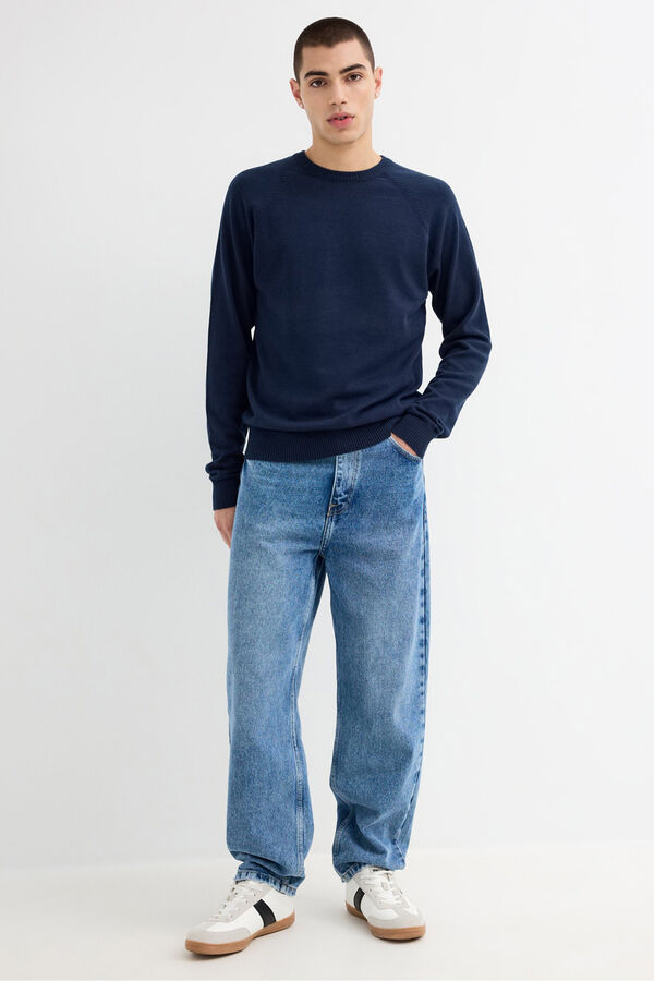 Inside Jersey B&aacute;sico azul