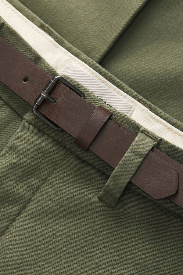 Jack & Jones Pantal&oacute;n chino slim fit verde