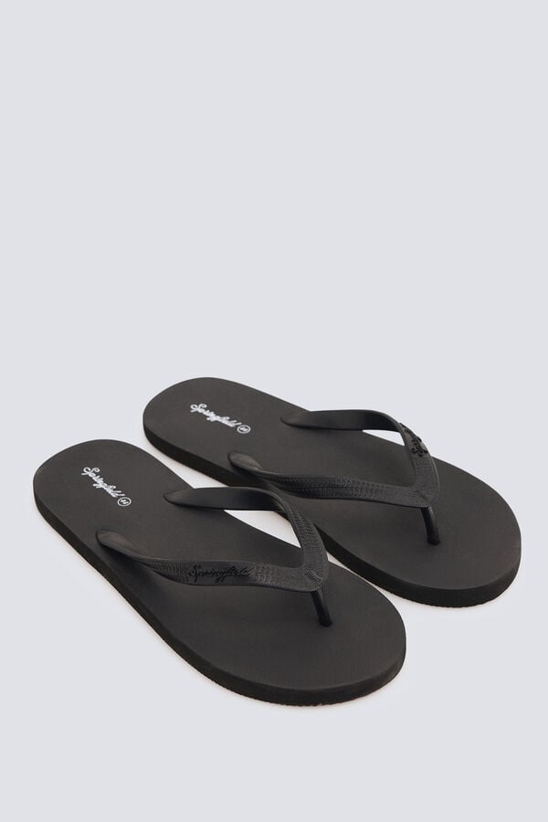 Springfield Toe post sandal black