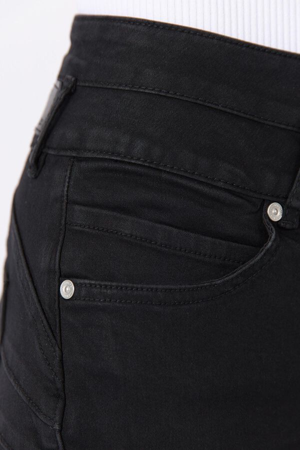 Springfield Jeans Double-up Skinny Soft Denim negro