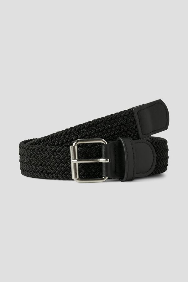 Name It Cinto entran&ccedil;ado preto