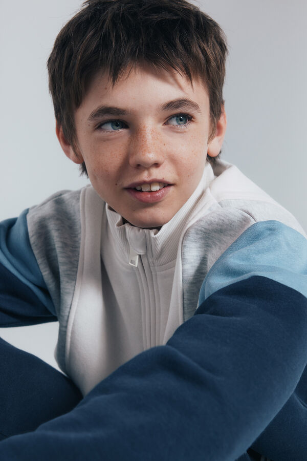 Springfield Kids Moletom Trucker Sweatshirt azul