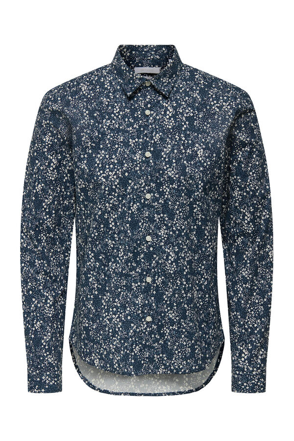 Only & Sons Camisa manga larga azul