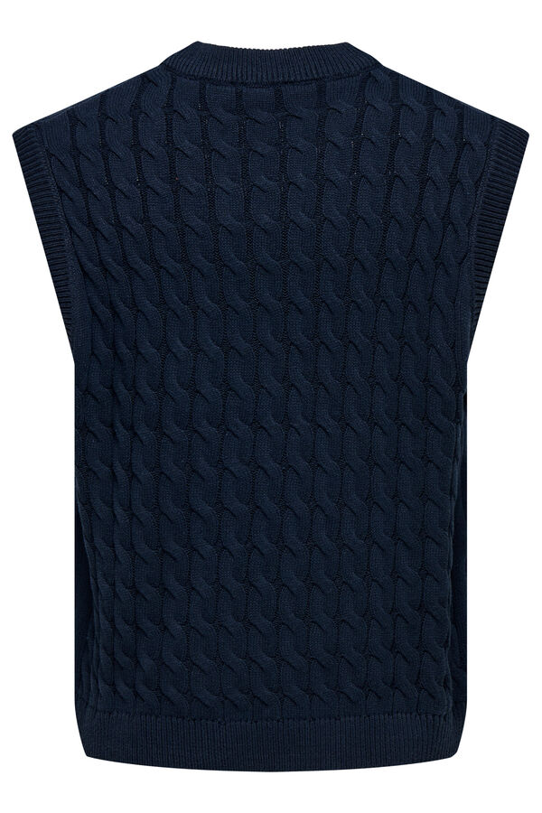Only & Sons Gilet jersey-knit bleu