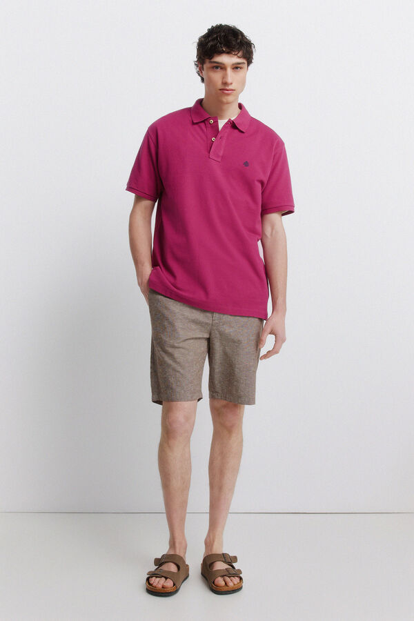 Springfield Basic Springfield regular fit polo shirt red