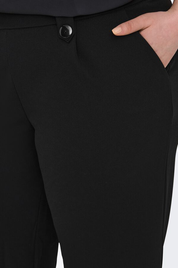 Only Carmakoma Plus size pleated trousers black