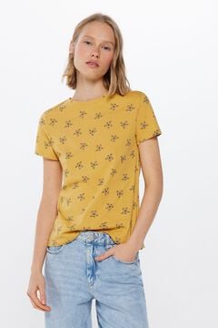Springfield T-Shirt Print Mini camel