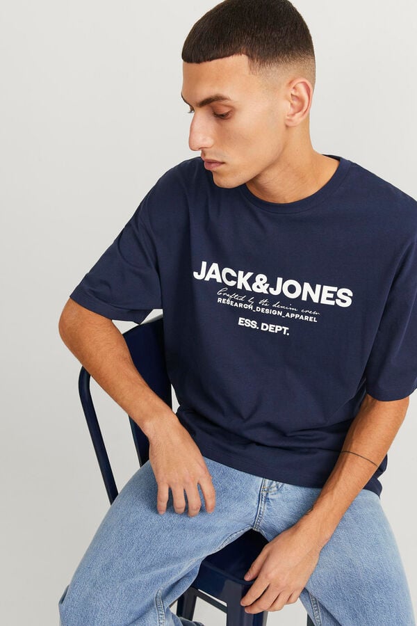 Springfield Relaxed fit logo T-shirt navy