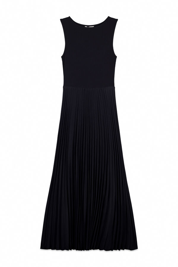 Springfield Two-fabric dress black