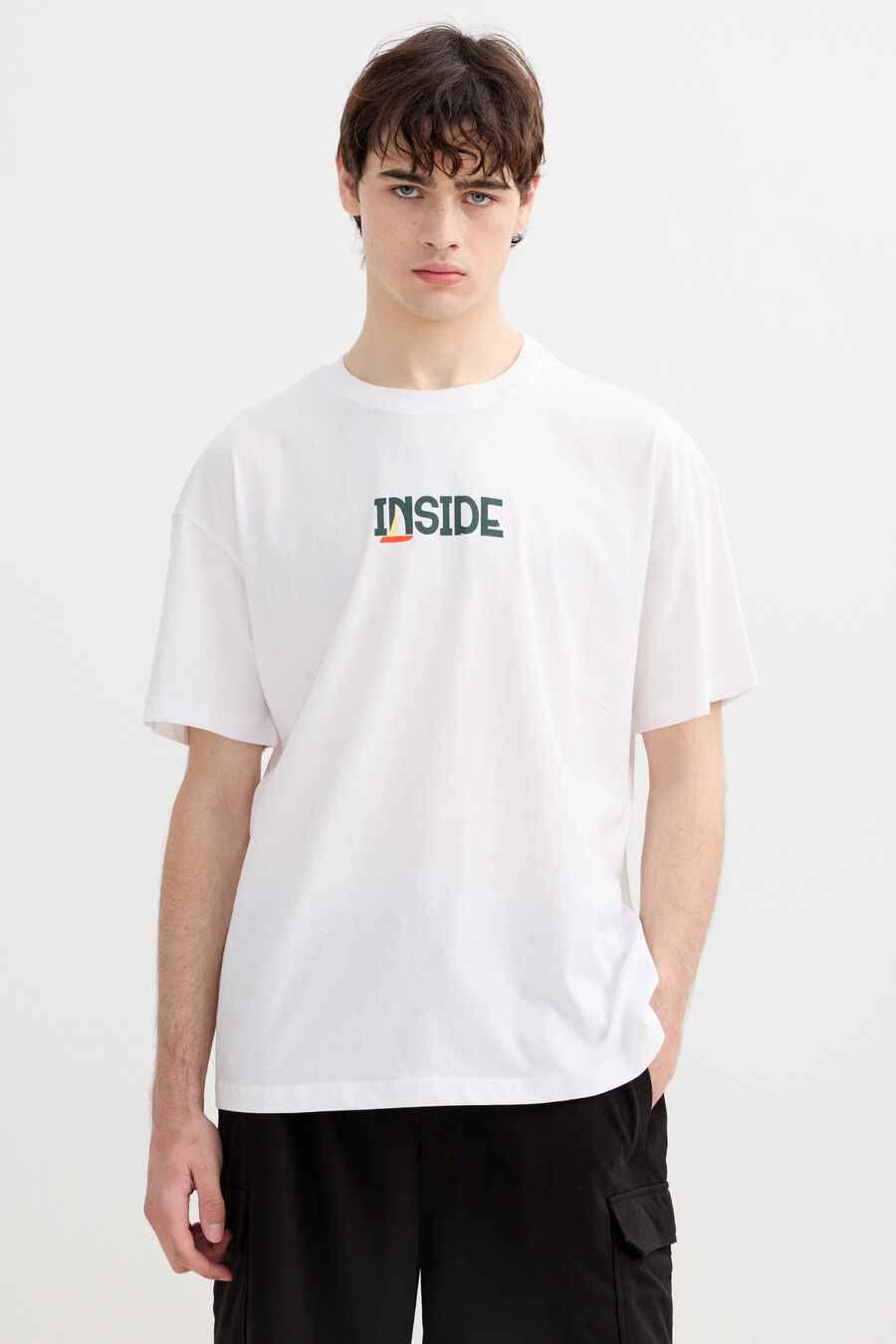 Camiseta oversize de manga corta