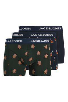 Jack & Jones Junior Pack 3 b&oacute;xer corto con algod&oacute;n