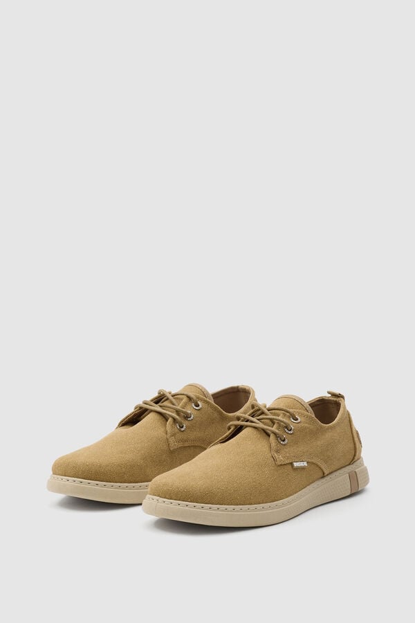 Springfield Combined washed canvas trainer 36