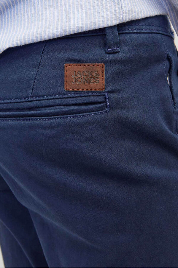Jack & Jones Junior Pantal&oacute;n chino slim azul
