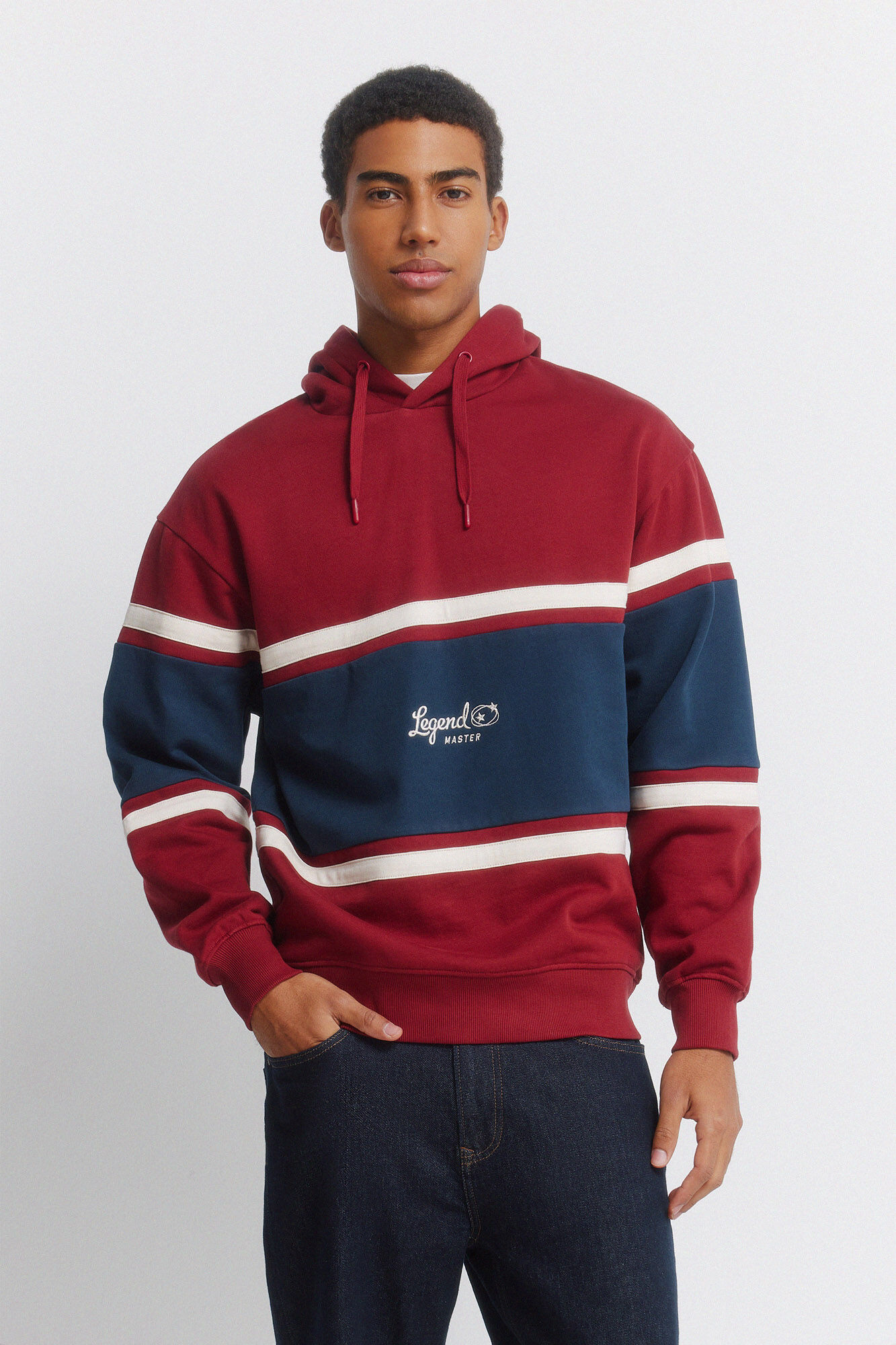 Springfield Hooded sweatshirt with cuts