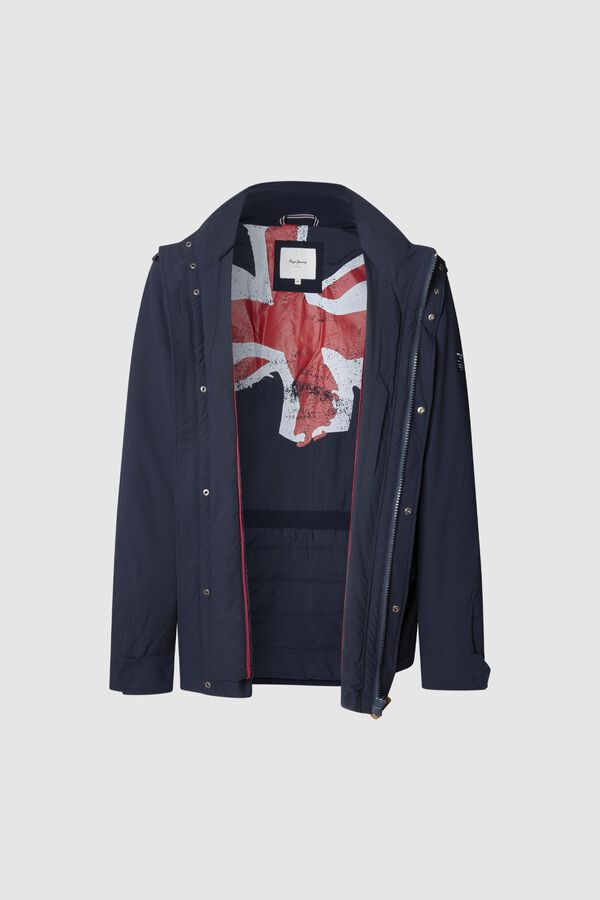 Pepe Jeans Jaqueta Sahariana Stretch azul