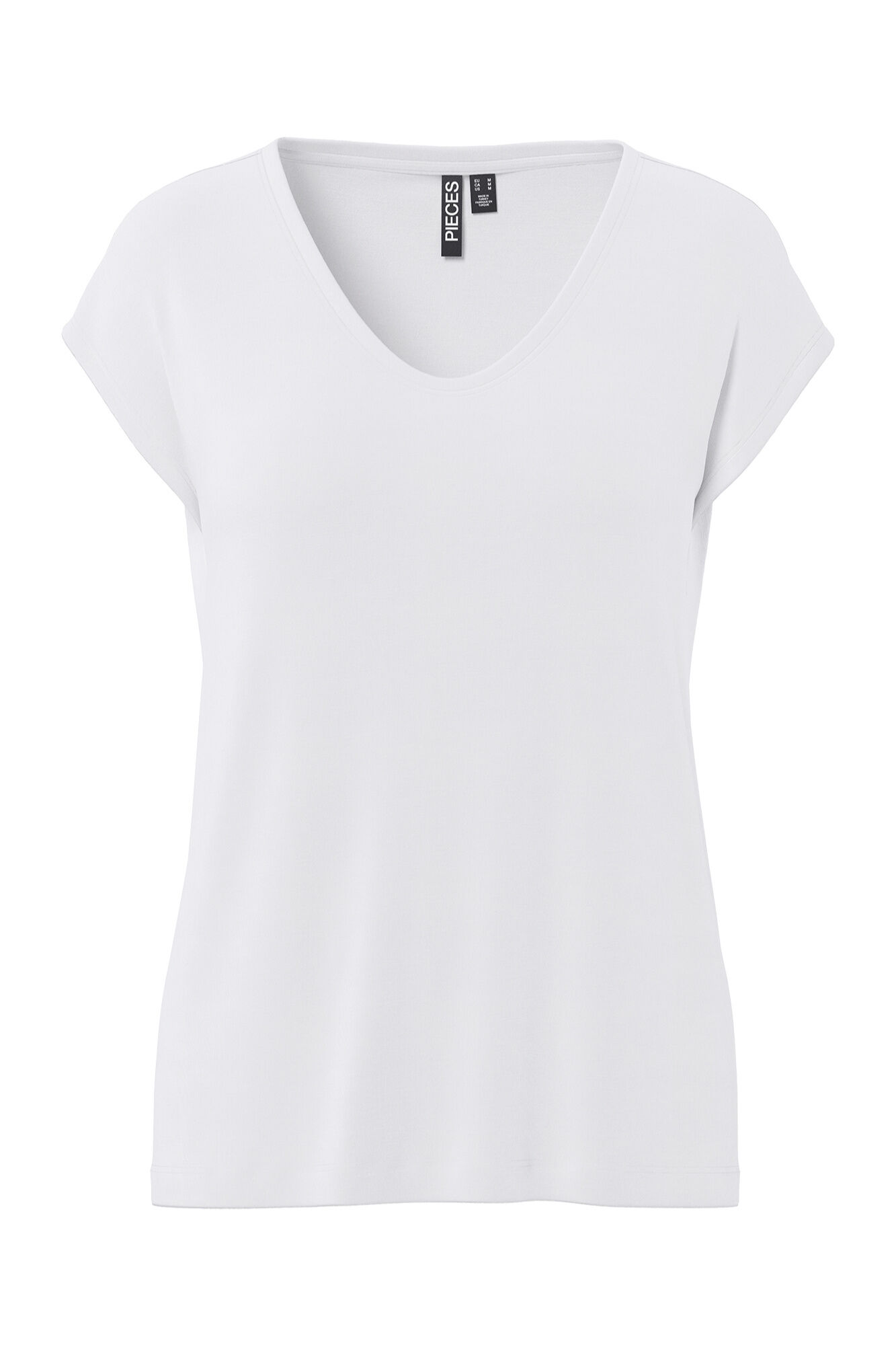 Pieces Camiseta b&aacute;sica fluida