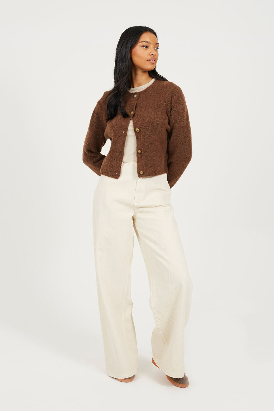 Cárdigan de punto con botones