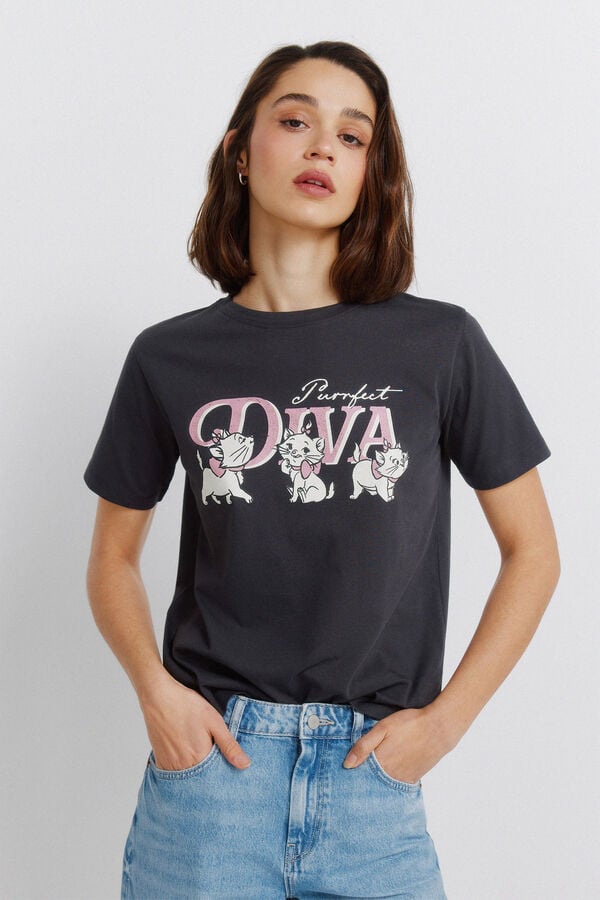 Springfield Disney short sleeve T-shirt grey