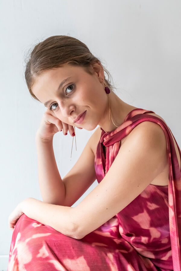 Cul Sac Vestido midi recto estampado