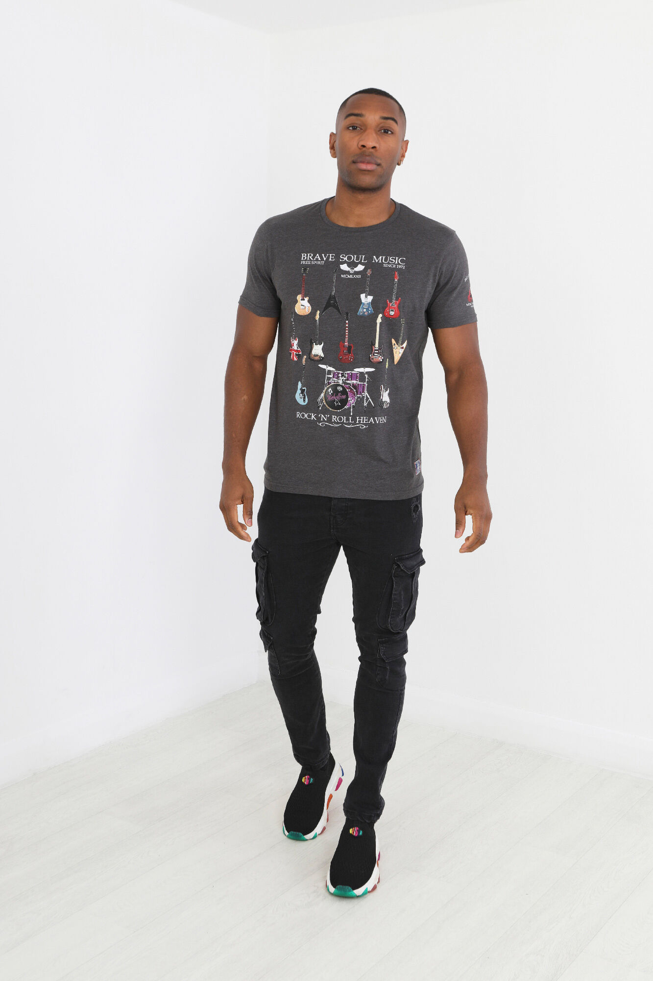 Brave Soul Camiseta instrumentos musicales