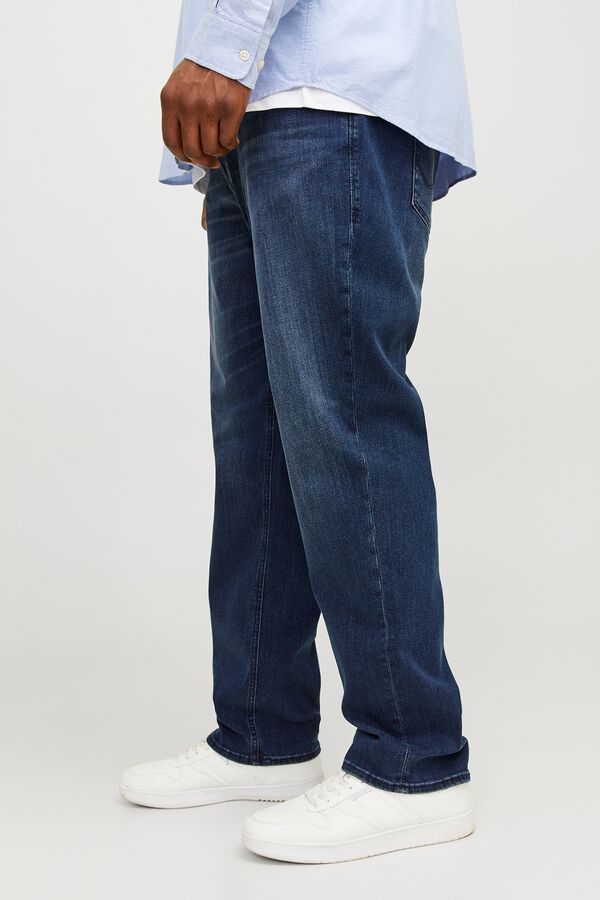 Jack & Jones PLUS Slim fit five-pocket jeans blue