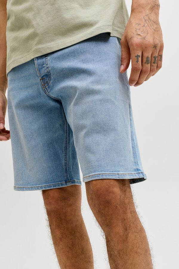 Jack & Jones Bermuda regular stone wash azul