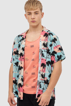 Springfield Palm trees shirt natural