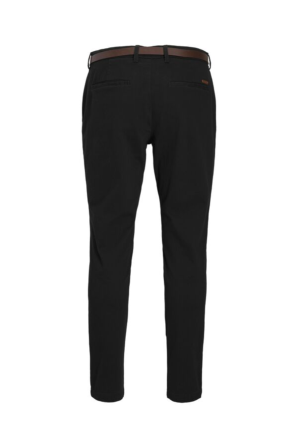 Jack & Jones PLUS Slim fit chinos black