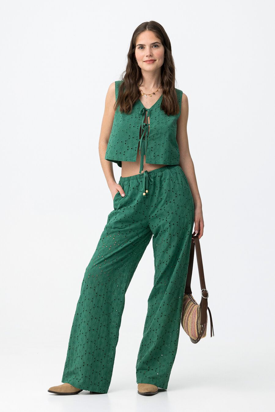 Pantalón straight fit