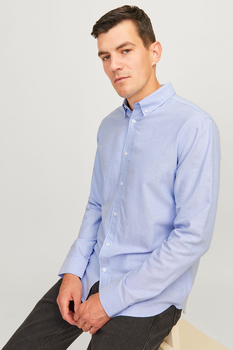 Camisa formal manga larga