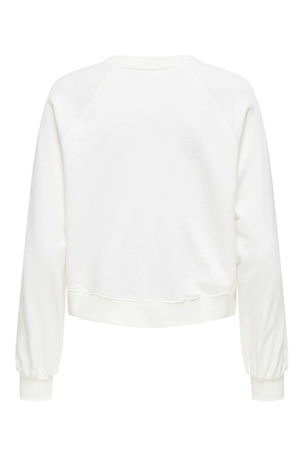 Only Front sweatshirt white