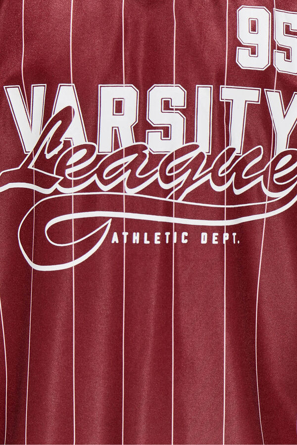 Only Girls Girl's baseball T-shirt rose