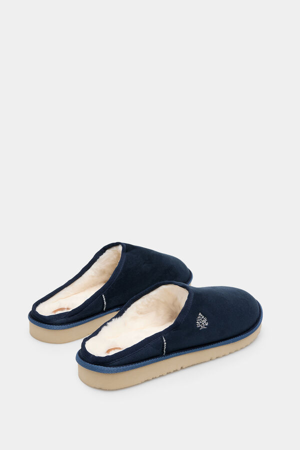 Springfield Two-tone ribbon slipper bluish