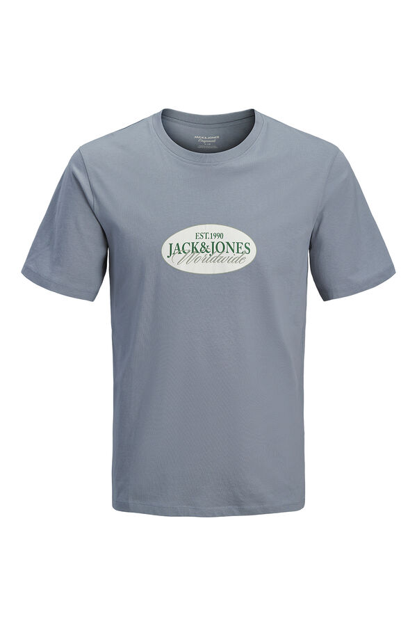 Jack & Jones PLUS Essential short-sleeved T-shirt blue