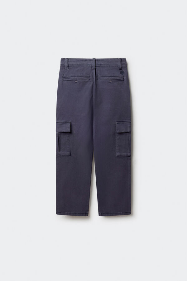 Springfield Kids Criança de carga calças chino azul